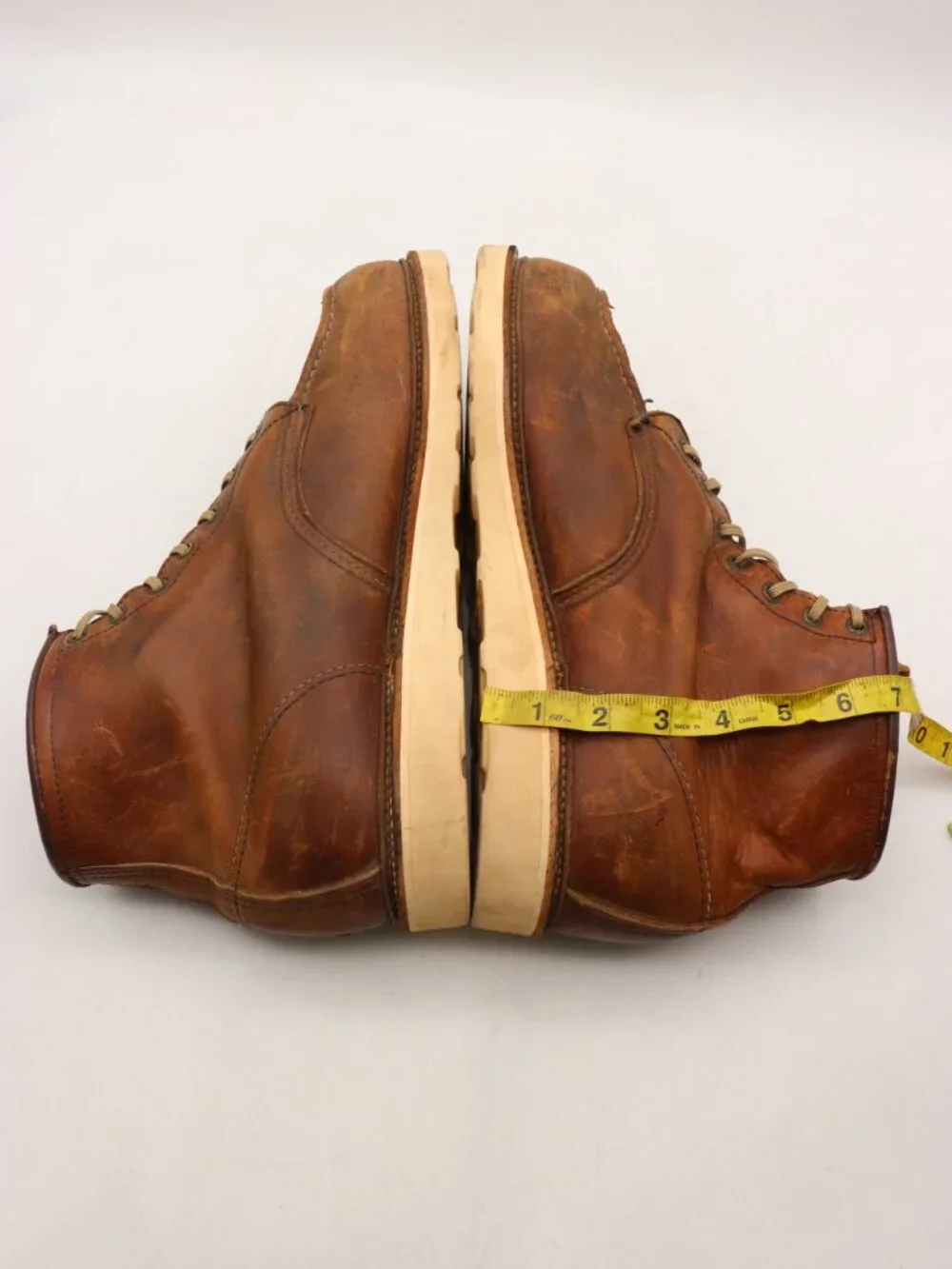 Red Wing Moc Toe 1905 Men's Size 13 EE Brown Leather Soft Toe Boots Made In USA